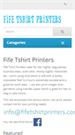 Mobile Screenshot of fifetshirtprinters.com