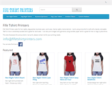 Tablet Screenshot of fifetshirtprinters.com